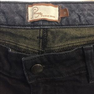 Paige Skyline Skinnies sz31 black jeans